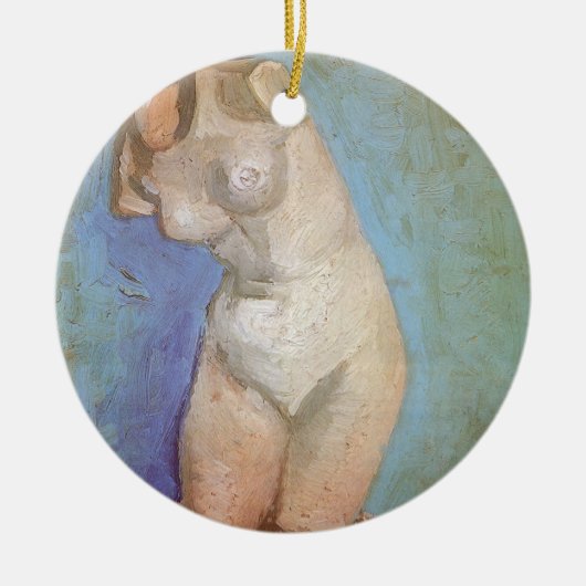 Vincent van Gogh - Gipsbeeldje Vrouw Torso Keramisch Ornament (Voorkant)