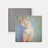 Vincent van Gogh - Gipsbeeldje Vrouw Torso Magneet (Voorkant / Achterkant)