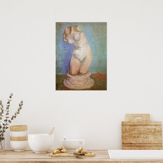 Vincent van Gogh - Gipsbeeldje Vrouw Torso Poster (Keuken)