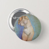 Vincent van Gogh - Gipsbeeldje Vrouw Torso Ronde Button 5,7 Cm (Voorkant /achterkant)
