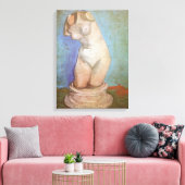 Vincent van Gogh - Gipsen Beeldje Vrouwelijk Torso Canvas Afdruk (Insitu (Woonkamer))