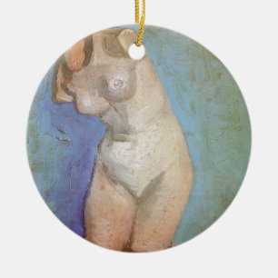 Vincent van Gogh - Gipsen Beeldje Vrouwelijk Torso Keramisch Ornament