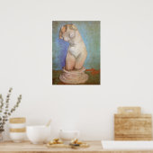 Vincent van Gogh - Gipsen Beeldje Vrouwelijk Torso Poster (Keuken)