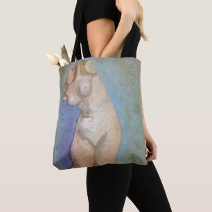 Vincent van Gogh - Gipsen Beeldje Vrouwelijk Torso Tote Bag