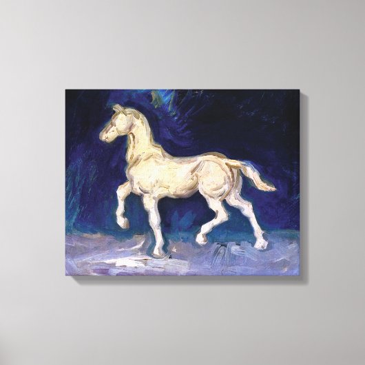 Vincent Van Gogh - Gipsen Paardenbeeldje Canvas Afdruk (Voorkant)