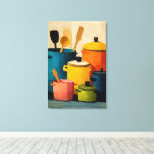 Vincent van Gogh gladiolus portret fijn kunst Canvas Afdruk (Insitu (Houten vloer))