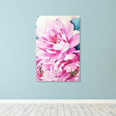 Vincent van Gogh gladiolus portret fijn kunst Canvas Afdruk (Insitu (Houten vloer))