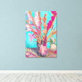 vincent van gogh gladiolus portret fine art canvas afdruk (Insitu (Houten vloer))