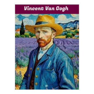 Vincent van Gogh Glanzend Poster