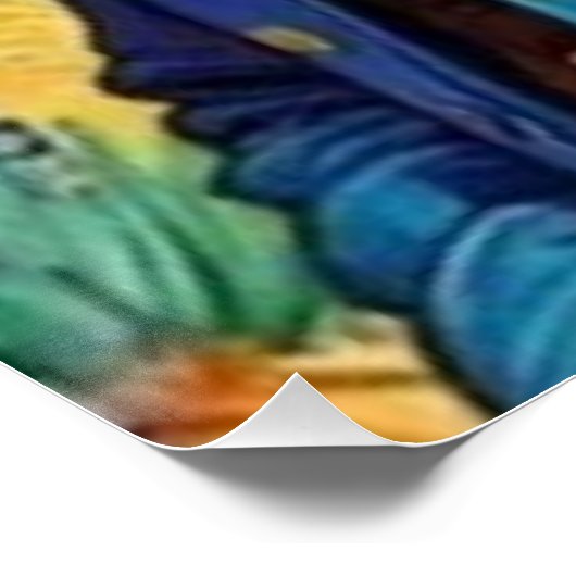 Vincent van Gogh Glanzend Poster (Hoek)