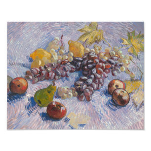 Vincent van Gogh - Grapes, Lemons, Peren, Foto Afdruk