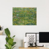 Vincent van Gogh - grasspatlap Poster (Thuiskantoor)