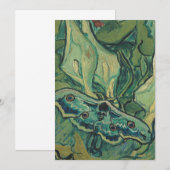 Vincent Van Gogh - Great Peacock Moth Bedankkaart (Voorkant / Achterkant)