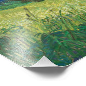 Vincent van Gogh - Green Field Foto Afdruk (Hoek)