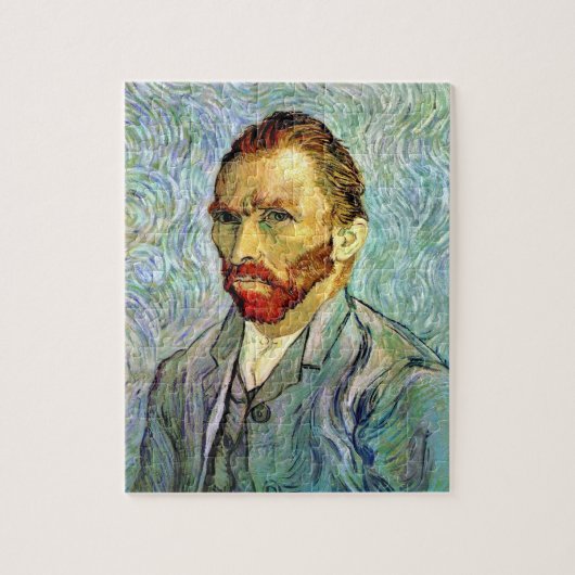 Vincent Van Gogh - Green Self-Portrait Fine Art Legpuzzel (Verticaal)