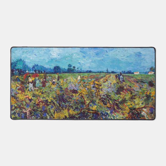 Vincent van Gogh - Green Vineyard Bureaumat (Voorkant)
