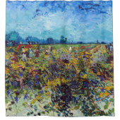 Vincent van Gogh - Green Vineyard Douchegordijn (Voorkant)