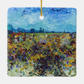Vincent van Gogh - Green Vineyard Keramisch Ornament (Achterkant)