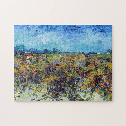 Vincent van Gogh - Green Vineyard Legpuzzel (Horizontaal)