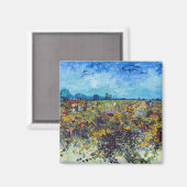 Vincent van Gogh - Green Vineyard Magneet (Voorkant / Achterkant)