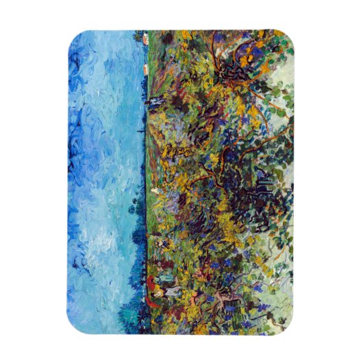 Vincent van Gogh - Green Vineyard Magneet (Verticaal)