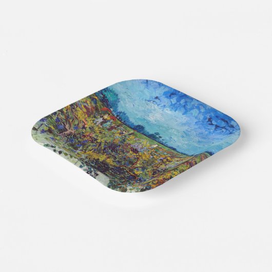 Vincent van Gogh - Green Vineyard Papieren Bordje (Gebogen)