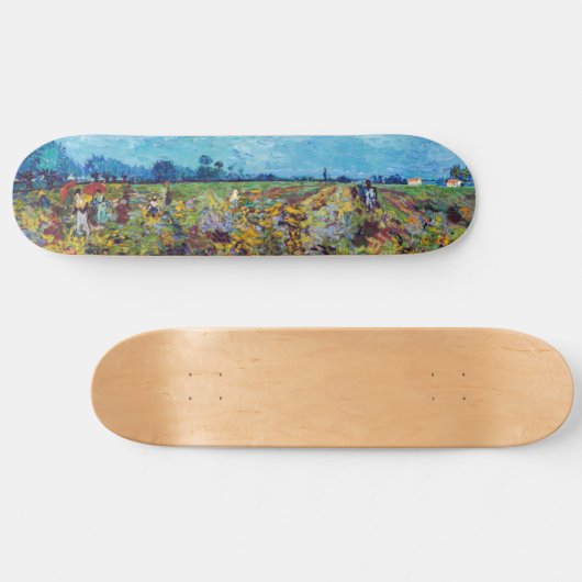 Vincent van Gogh - Green Vineyard Persoonlijk Skateboard (Horizontaal)