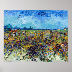 Vincent van Gogh - Green Vineyard Poster