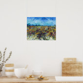 Vincent van Gogh - Green Vineyard Poster (Keuken)