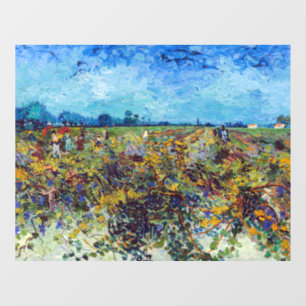Vincent van Gogh - Green Vineyard Raamsticker