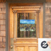 Vincent van Gogh - Green Vineyard Raamsticker (Huis Deur)