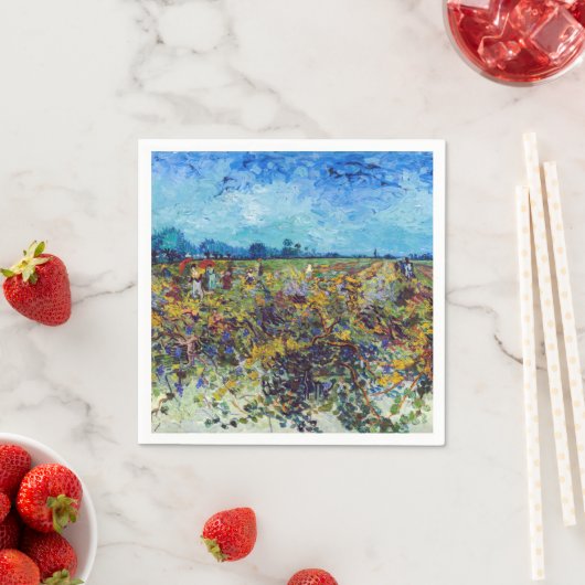Vincent van Gogh - Green Vineyard Servet (Insitu)
