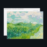Vincent van Gogh - Green Wheat Field, Auvers Briefkaart<br><div class="desc">Green Wheat Field,  Auvers - Vincent van Gogh,  Oil on Canvas,  1890,  Auvers</div>