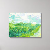 Vincent van Gogh - Green Wheat Field, Auvers Canvas Afdruk (Voorkant)