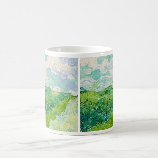 Vincent van Gogh - Green Wheat Field, Auvers Koffiemok (Center)