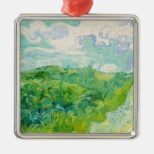 Vincent van Gogh - Green Wheat Field, Auvers Metalen Ornament