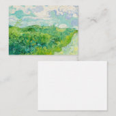 Vincent van Gogh - Green Wheat Field, Auvers Notitiekaartje (Voorkant / Achterkant)