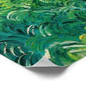 Vincent van Gogh - Green Wheat Field, Auvers Poster (Hoek)