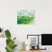 Vincent van Gogh - Green Wheat Field, Auvers Poster (Thuiskantoor)