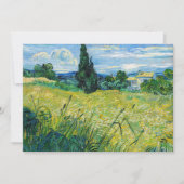 Vincent van Gogh - Green Wheat Field met Cypress Bedankkaart (Voorkant)