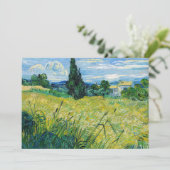 Vincent van Gogh - Green Wheat Field met Cypress Bedankkaart (Staand voorkant)
