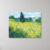 Vincent van Gogh - Green Wheat Field met Cypress Canvas Afdruk (Voorkant)