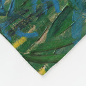 Vincent van Gogh - Green Wheat Field met Cypress Fleece Deken (Hoek)