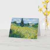 Vincent van Gogh - Green Wheat Field met Cypress Kaart (Gele Bloem)