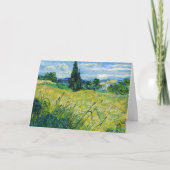 Vincent van Gogh - Green Wheat Field met Cypress Kaart (Voorkant)