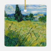 Vincent van Gogh - Green Wheat Field met Cypress Keramisch Ornament (Achterkant)