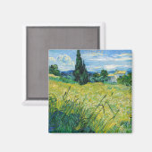 Vincent van Gogh - Green Wheat Field met Cypress Magneet (Voorkant / Achterkant)