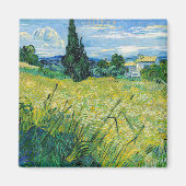 Vincent van Gogh - Green Wheat Field met Cypress Magneet (Voorkant)