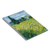 Vincent van Gogh - Green Wheat Field met Cypress Notitieboek (Rechterzijde)