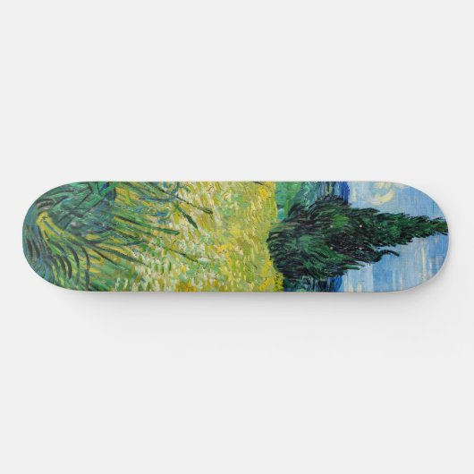 Vincent van Gogh - Green Wheat Field met Cypress Persoonlijk Skateboard (Horizontaal)